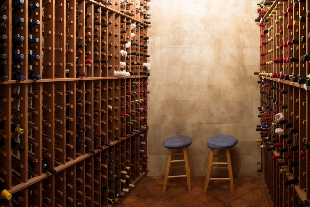 Wine Cellar Real Estate Photography